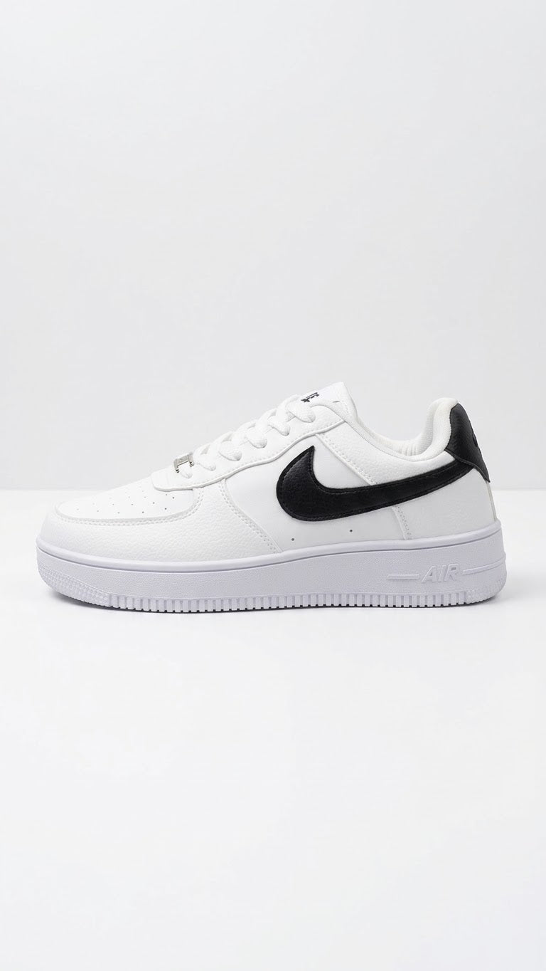 NIKE AIR FORCE 1 - White/ BLACK SIGN