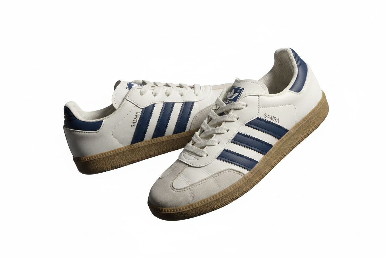 Adidas Samba OG - Off-white/ Collegiate Navy/Gum