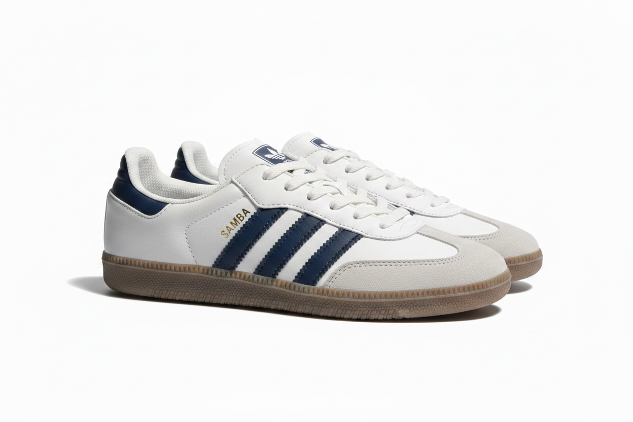 Adidas Samba OG - Off-white/ Collegiate Navy/Gum