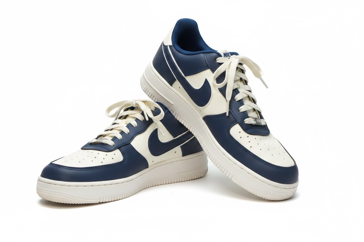 Nike Air force 1 '07 Low White/Navy