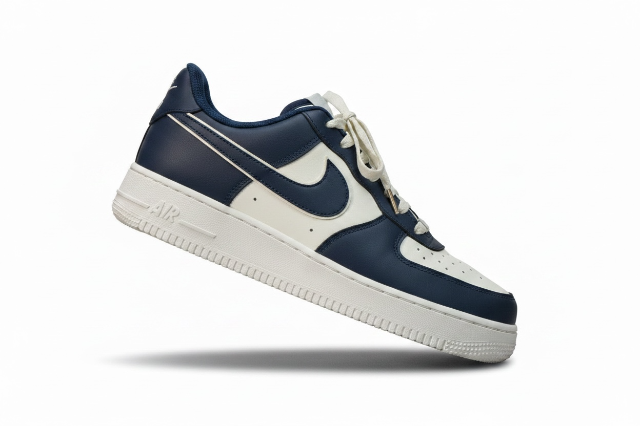 Nike Air force 1 '07 Low White/Navy